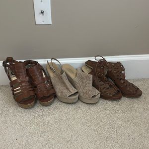 Summer shoe bundle. Size 7.